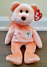 TY Original Beanie Baby Dearest the Bear with Heart Shaped Tag Attached