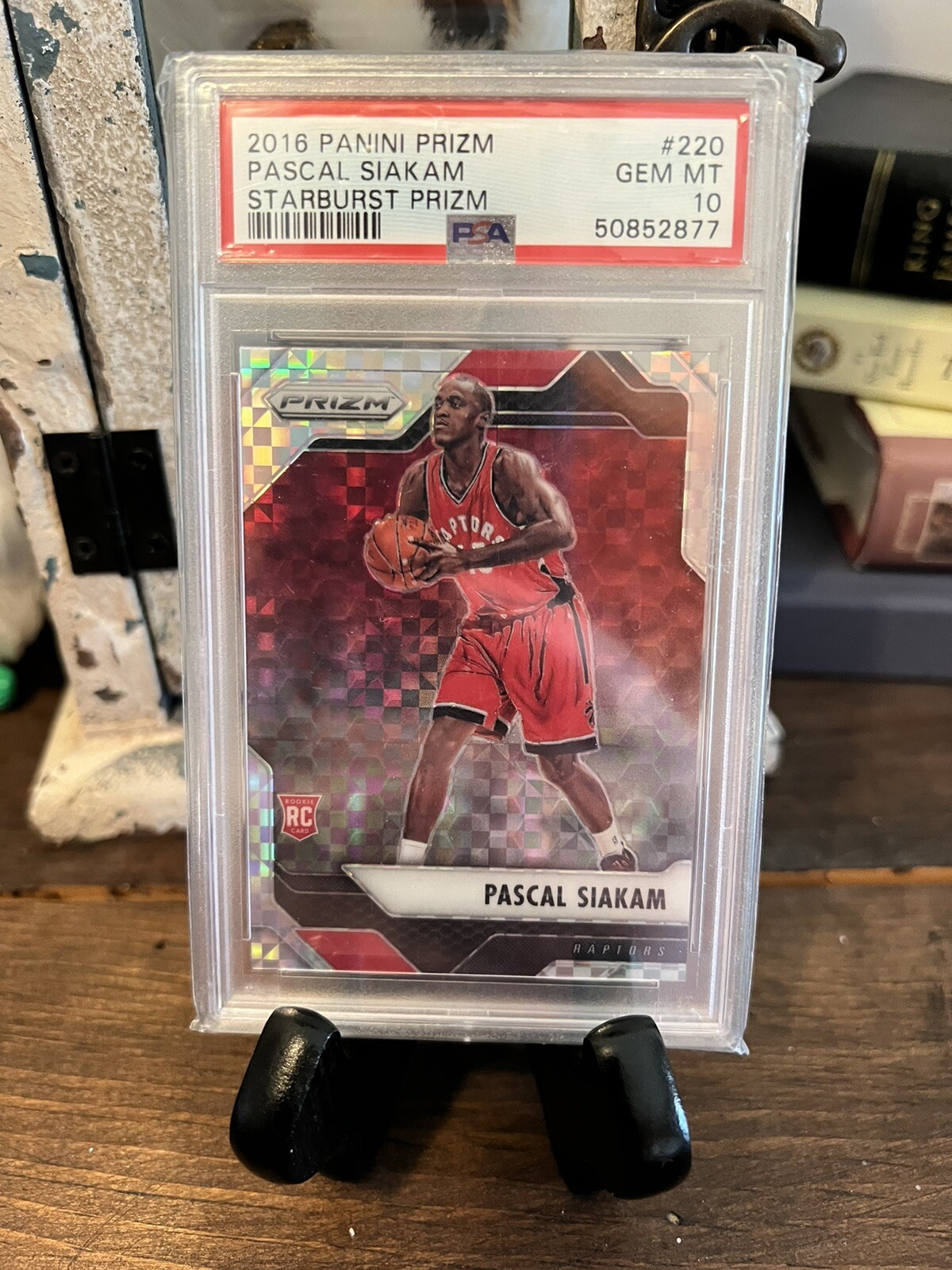 PASCAL SIAKAM 2016 17 PANINI PRIZM STARBURST PRIZM RC ROOKIE PSA 10 RAPTORS