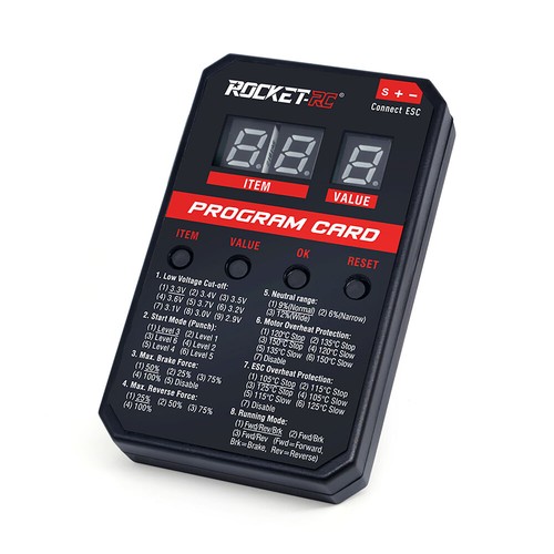 SURPASSHOBBY Rocket RC 130A ESC Brushless 160A ESC 4S for 1/7 1/8 RC Car Buggy - Picture 13 of 21