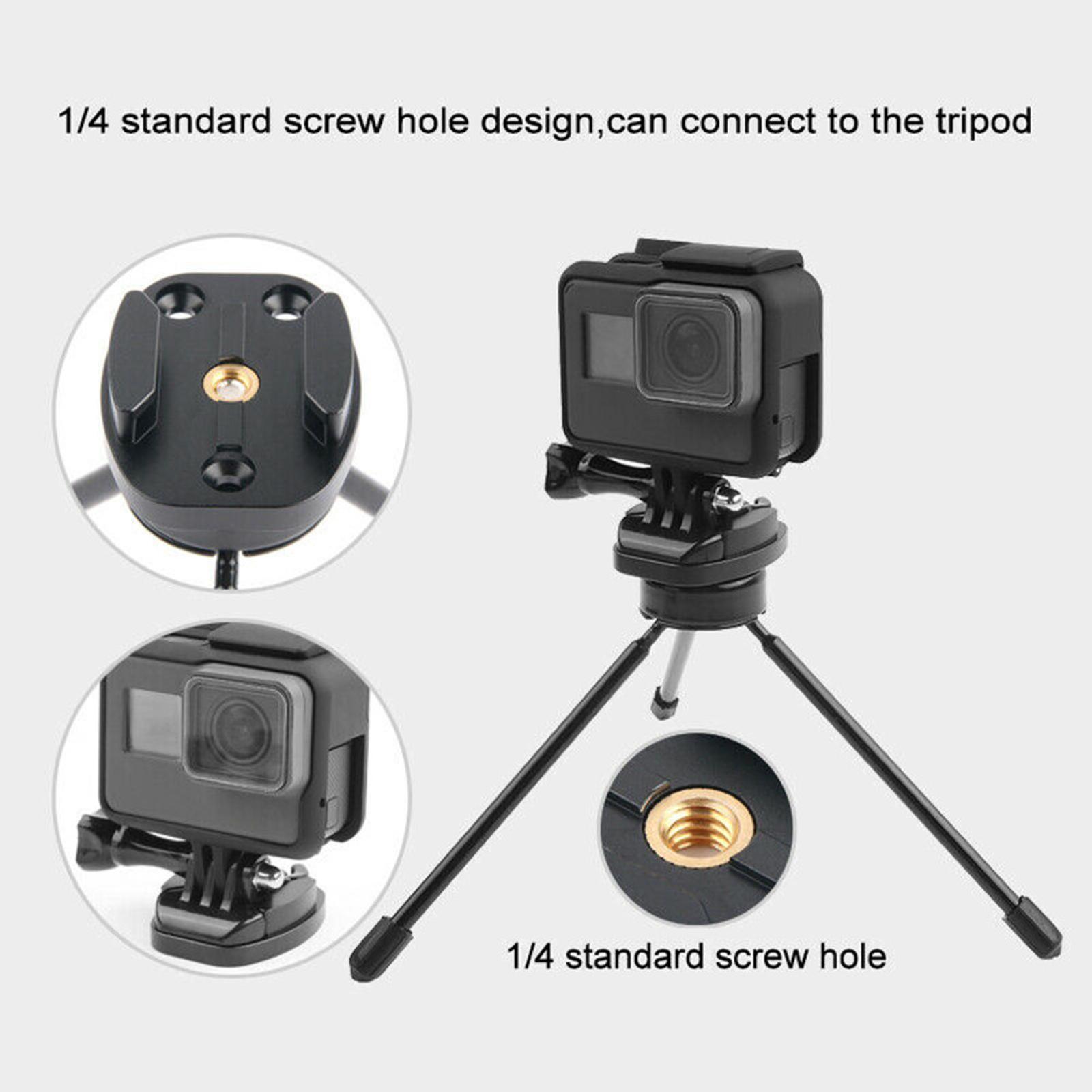 1/4"Alloy Quick Release Tripod Mount Bracket Base Plate for GoPro Hero
