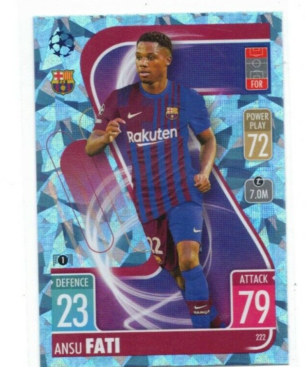 Topps Match Attax Champions League 21/22 #222 Ansu Fati