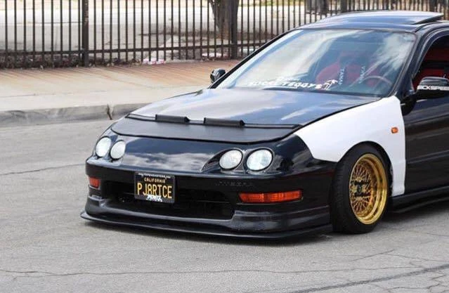 Sujetador máscara capó coche se adapta a Honda Acura Integra 94 95 96 97 98 99 00 01 Foto 3 de 4