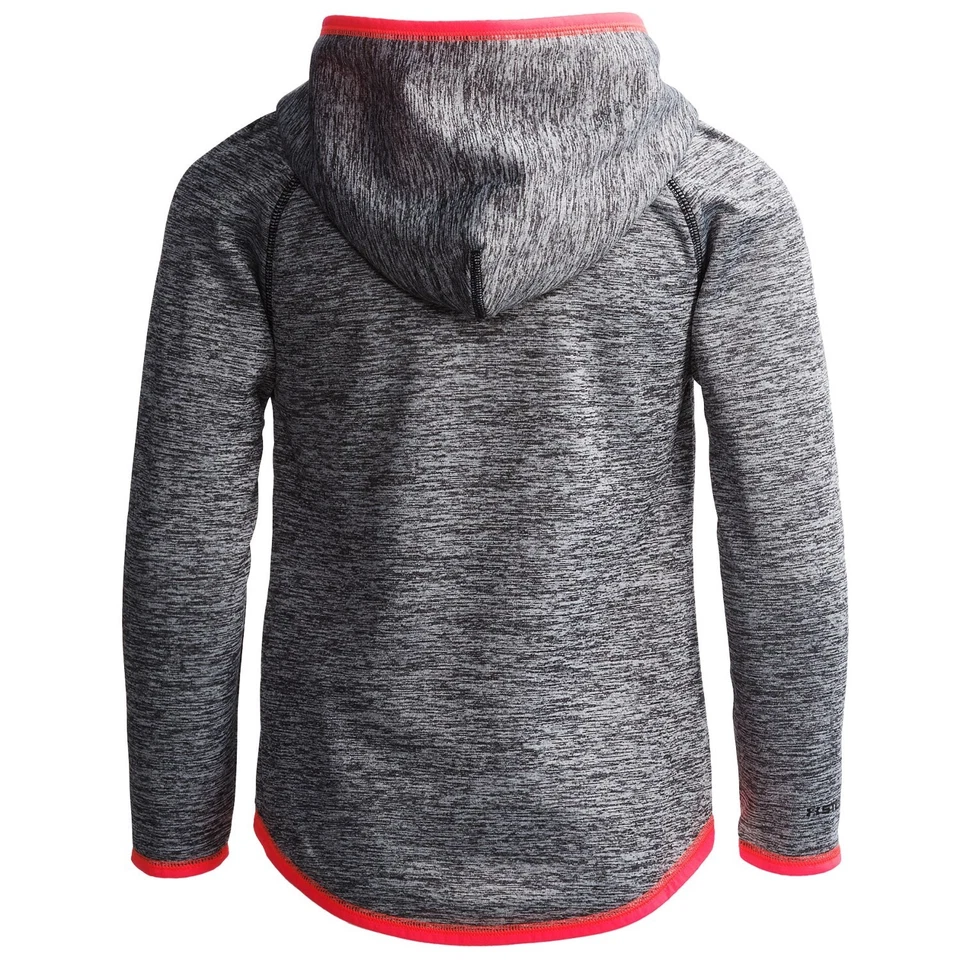Under Armour COLDGEAR Niñas Talla YSM Gris Tormenta Polar Pullover Sudadera con Capucha NUEVO Foto 3 de 4