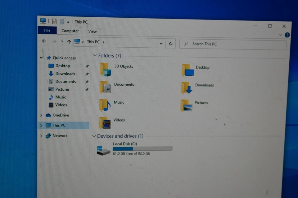 Настольный ПК HP Prodesk 400 G3 Tiny Mini Micro Intel Pentium G4400T Windows 10 Pro - Изображение 3 из 4
