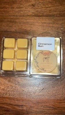 Cinnamon Bun Scented Handmade Soy Wax Melts 6 Pack Clamshell