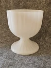 Vintage Milk Glass Pedestal Bowl Candy Dish 5" By 4".