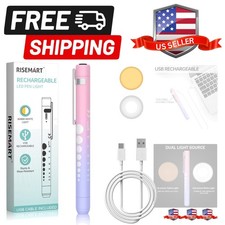 Rechargeable Pen Light for Nurses and Doctors LED Medical Penlight with USB...