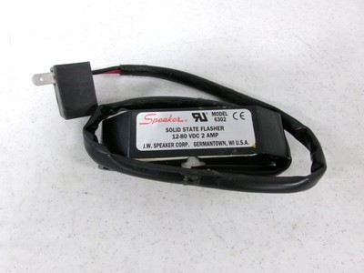 J.W. Speaker Corp. Solid State Flasher Unit Model 6302, 12-80 VDC 2 Amp-USA