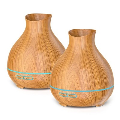 BZseed Aromatherapy Essential Oil Diffuser,2 PCS Humidifier with 550ml Lastin...