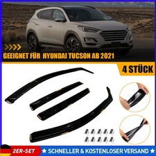 2 Stück 4er Set Regenabweiser für Hyundai Tucson  2021 Windabweiser Seitenteile