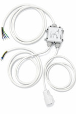 Küchenanschlussbox 2m Power Splitter 3-fach für Kochfeld,Ceran  & Backofen IP68