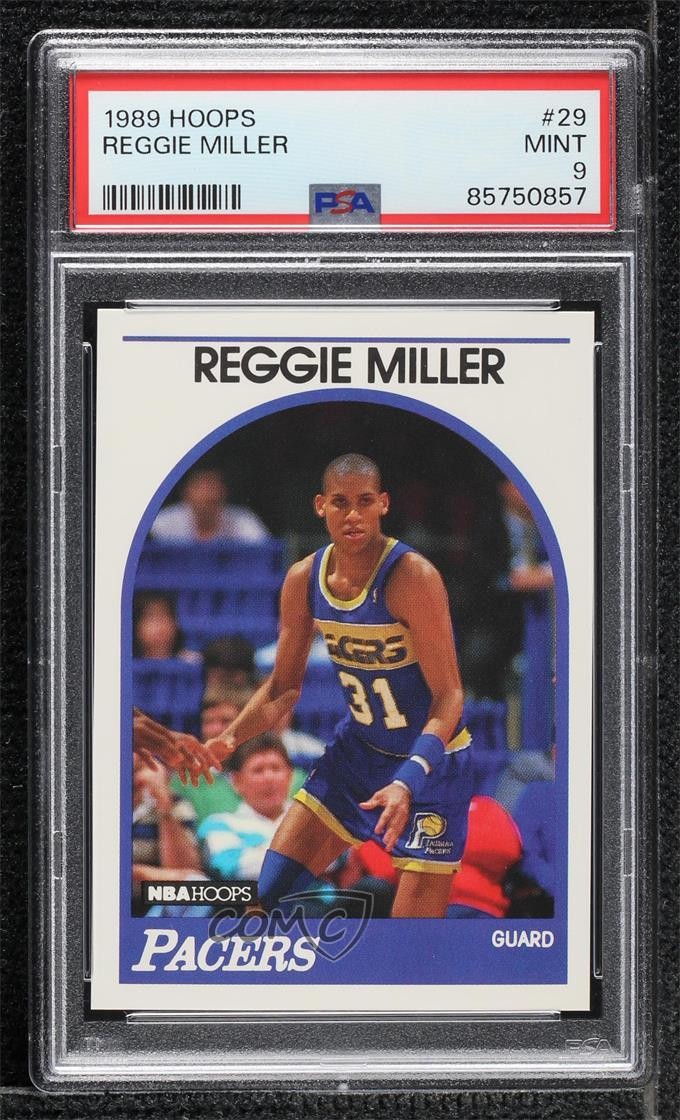 1989-90 NBA Hoops Reggie Miller #29 PSA 9 MINT HOF 14im