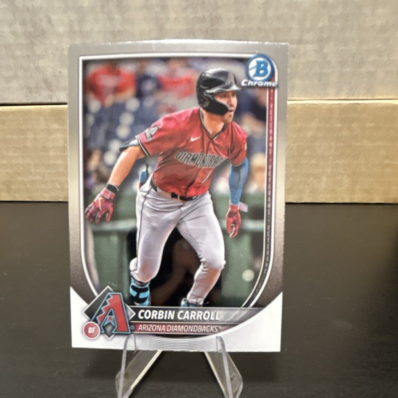 Topps Bowman Chrome 2025 Corbin Carroll #85 Arizona Diamondbacks Base Set