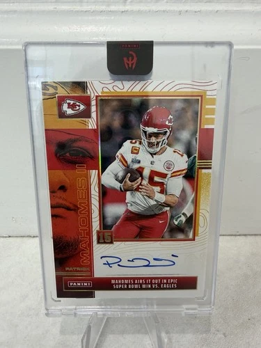 2025 Panini Authentically Patrick Mahomes Super Bowl Signatures Auto #PM-SB2 KG
