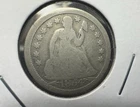 1854 O Seated Liberty Dime With Arrows Circulated Old Cleaning G Details Nice!