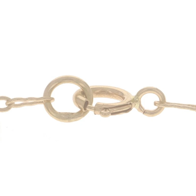 Collar Estación Clip Elegante Oro Amarillo Ónix 16 3/4" - 14k Lariat Foto 4 de 4