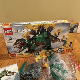 Stegosaurus (4998) LEGO CREATOR Set 99% Complete w/ Box and Manual/Instructions