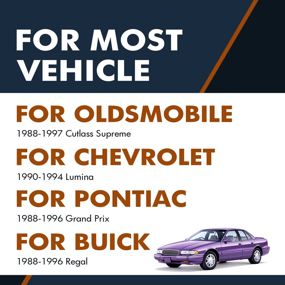 Par de 2 conjuntos de puntal de suspensión trasera para Chevrolet Lumina 1990-1994 Foto 2 de 3