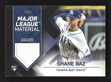 Shane Baz 2022 Topps Major League Material Relics Black #/199 #MLM-SB