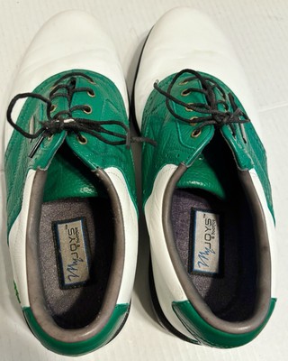 Footjoy Icon Men’s Shoes Custom White Green Custom Size 7.5 Footjoy Icon Men main image 2