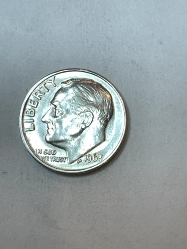 1963 (P) Roosevelt Dime 90% Silver Extra Fine XF