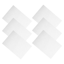 6 Pcs Water Soluble Fabric Self Adhesive Embroidery Film Paper for