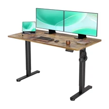 Standing Desk, Electric Adjustable Height Stand up Desk, 55x24 Inches Sit Sta...