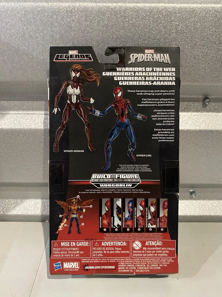 Hasbro Marvel Legends Spider-Man SPIDER-GIRL Hobgoblin Build-A-Figure Series NEW - Image 2 of 2