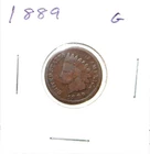 1889 US Indian Head Cent  G Good Free Shipping