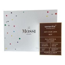 Mossi London 6 Months Set + Senerita Anti Hair Loss Set Bundle Shampoo & Serum