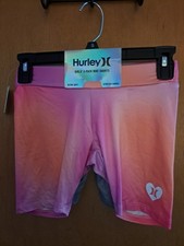 Hurley Girls 2 Pack Biker Shorts Size Small Cheer Gymnastics Volleyball Sporty