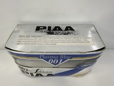 Vintage 1990s Piaa 001 Solitaire Fog Lights Set 00152 Plasma Blue Pearl Black