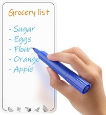 Erase and Plan: 4.5 x 8.5 Magnetic Grocery List for Effortless Shopping