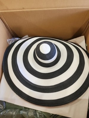 Eric Janits Gigantic Javits - StripedBlack & White New With Tags