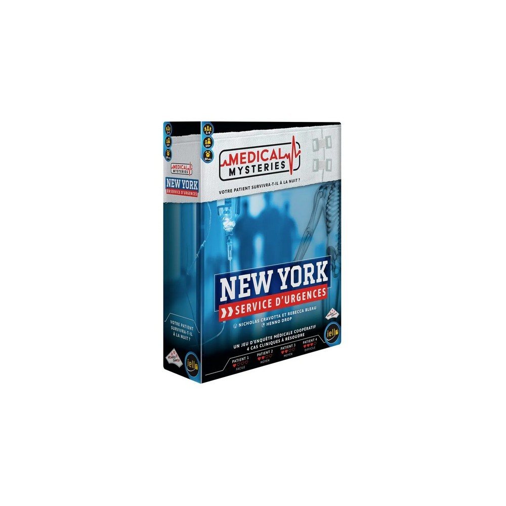 Medical Mysteries New York IELLO pour rompre l'ennui des jeux de plateau classiques