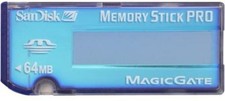 Sandisk 64MB/100 Picture Memory Stick SDMSS-64-A10 