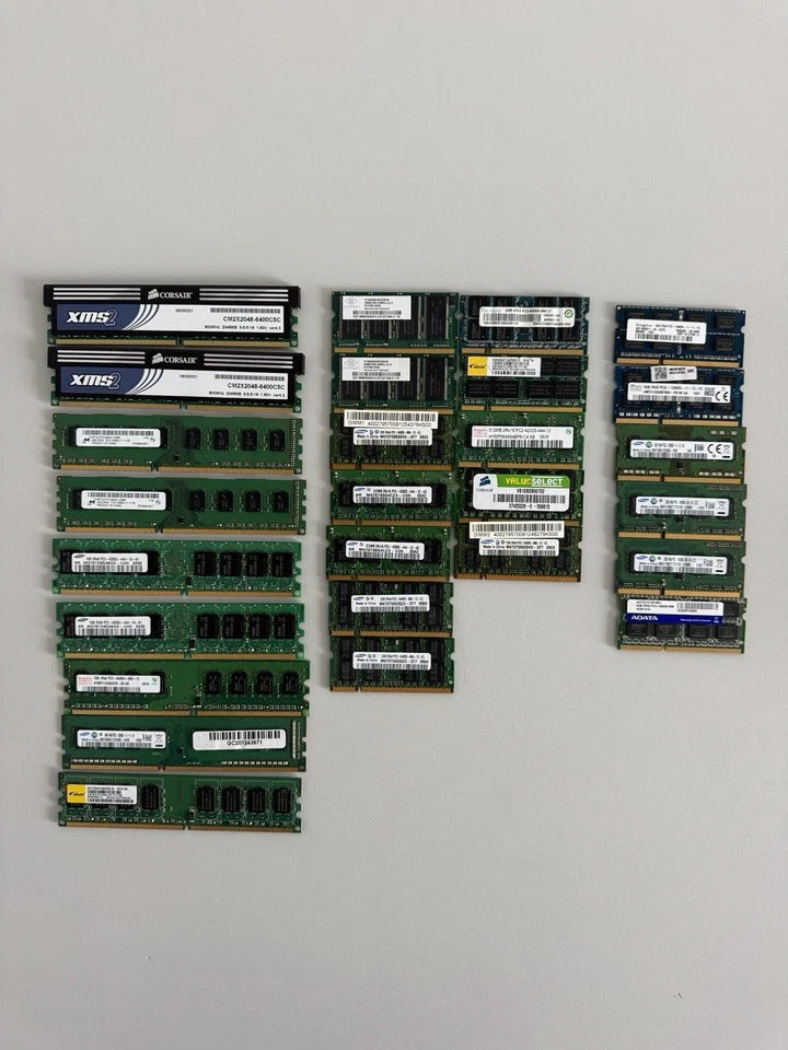 Arbeitsspeicher RAM Konvolut Paket verschieden Module, siehe Beschreibung