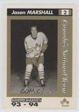 1993-94 Alberta Lotteries Canadian National Team Jason Marshall #2 08hr