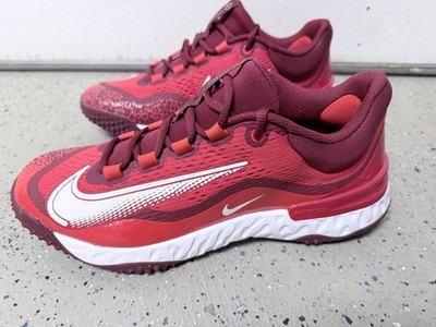 Nike Alpha Huarache Elite 4 Turf Men Size 10 Baseball Red Shoes DJ6523-616 New