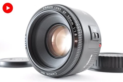 [N Mint] Objectif standard Canon EF 50mm f/1.8 II AF du Japon #4925 - Photo 1/4