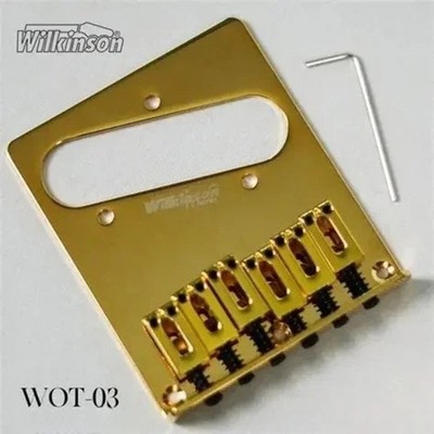 Wilkinson WOT03 Modern Guitar Bridge 52.5mm (2-1/16 Inch) 6-Saddle