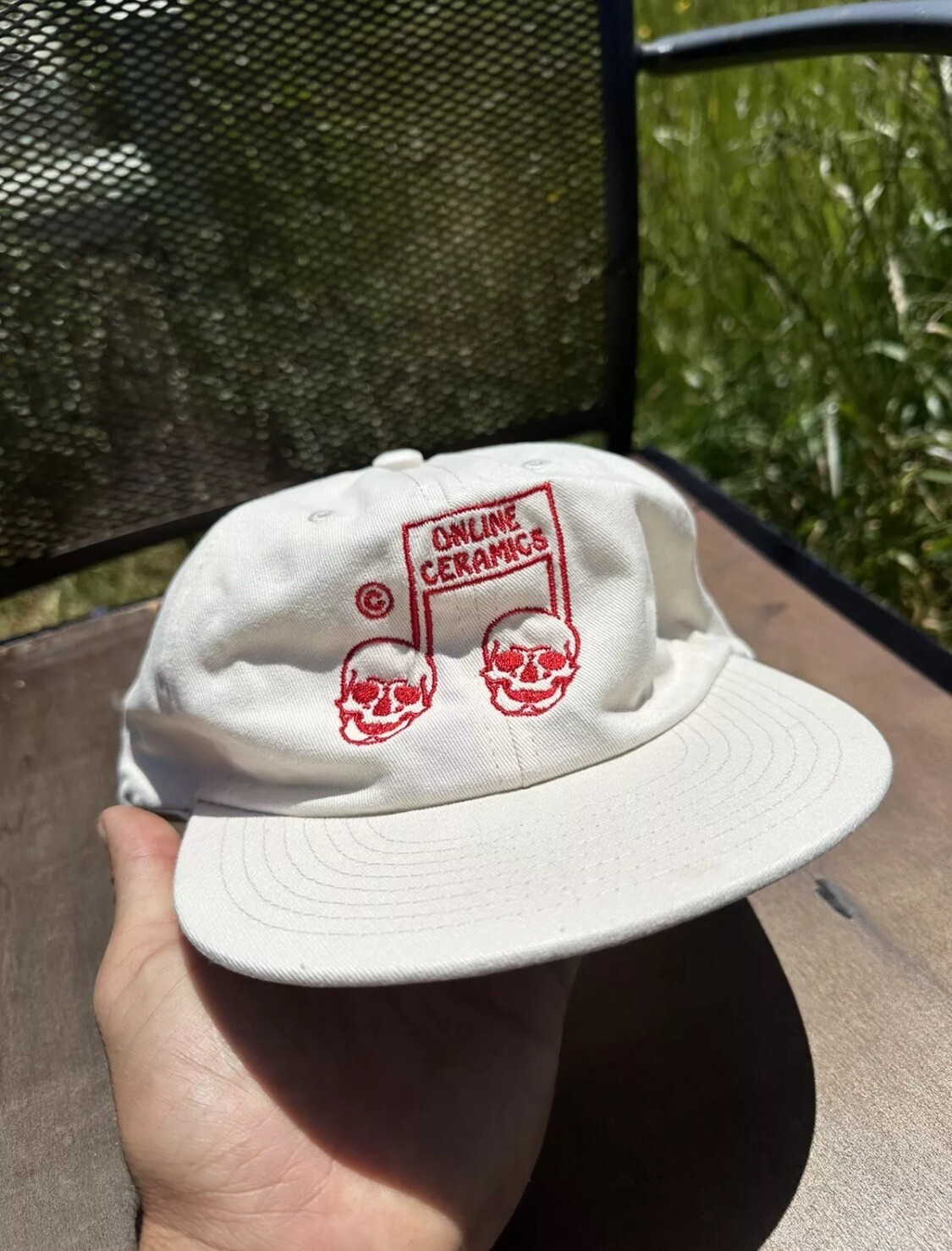 Online Ceramics Sweet Sound of Death Hat in Eggshell White-image