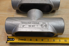 EATON CROUSE-HINDS TB67 2" FORM 7 LOT OF 2 Crouse-Hinds - E7