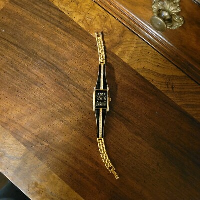 GENEVA Women's Watch Gold Tone Bracelet 22945KOL/A126-11 NEW BATTERY INSTALLED
