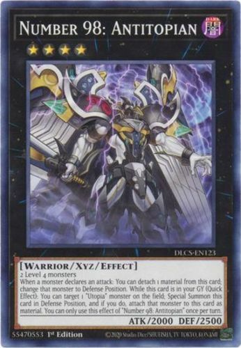Number 98: Antitopian - DLCS-EN123 - Common - 1st Edition x3