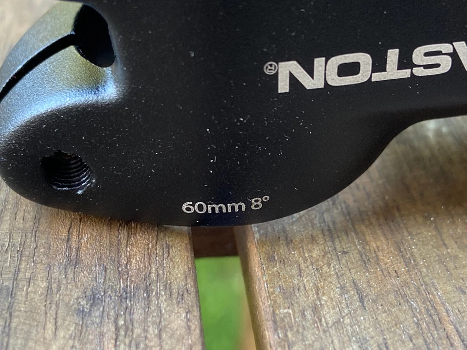 Nuevo vástago Easton EA50 60 mm +/- 8 grados 31,8 mm barra 1 1/8" tubo negro Foto 3 de 3