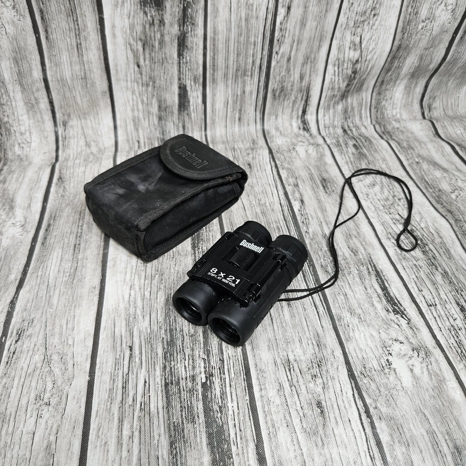 Bushnell Mini Binoculars 8 x 21 378 ft 1000 Yards With Travel Pouch Bird Watch - Image 2 of 4