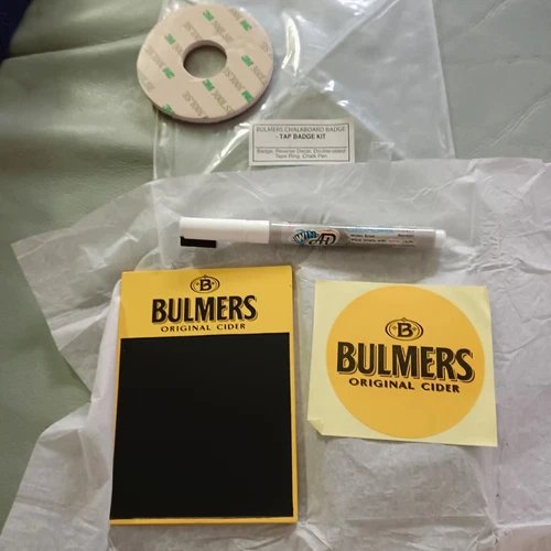 Bulmers Beer Tap Badge Kit Chalkboard Rare - Picture 2 of 10