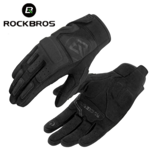ROCKBROS Long MTB Bike Cycling Gloves Spring Autumn Shockproof Motorcycle Gloves - Picture 1 of 15