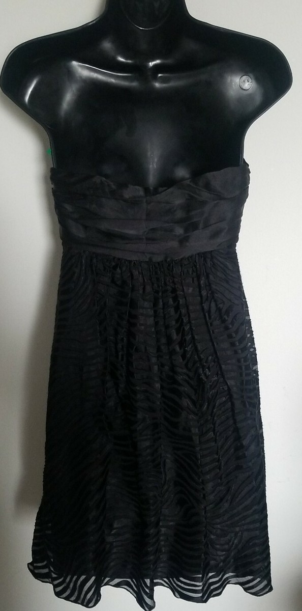 express black silk dress Satin Strapless Midi Slip Dress